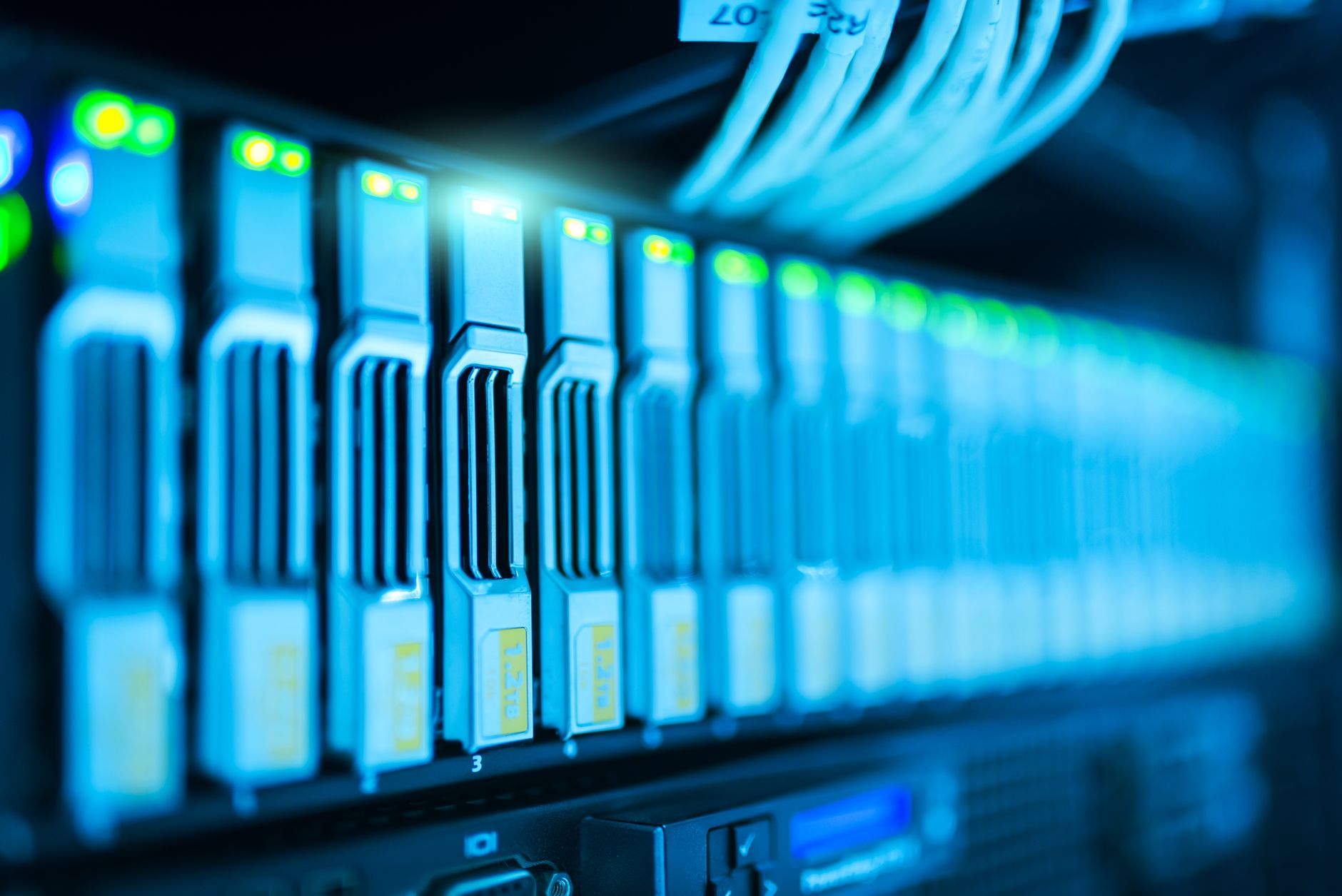 enterprise data center server racks artificial intelligence computing
