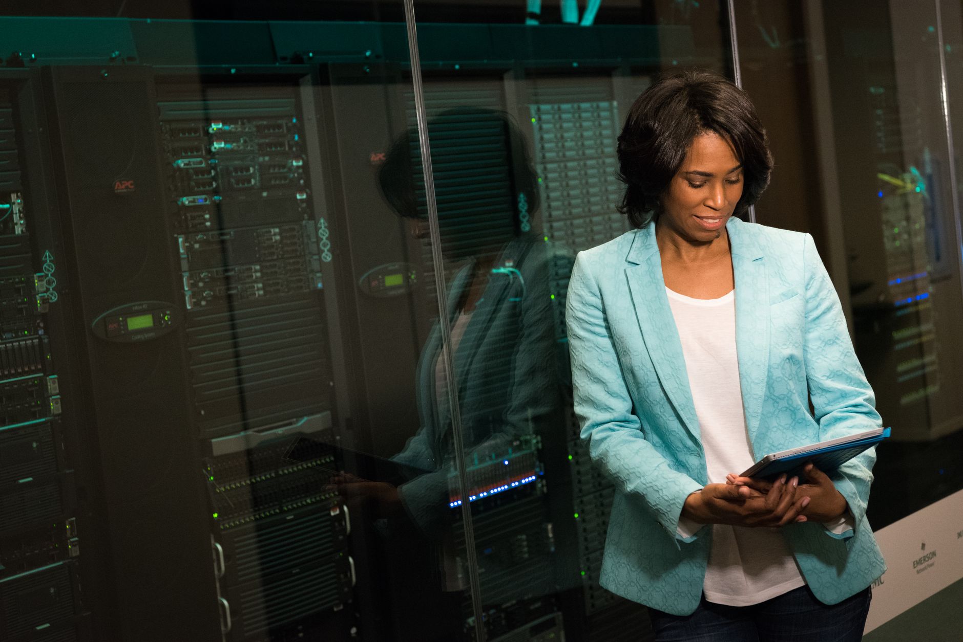 database administrators monitoring server infrastructure