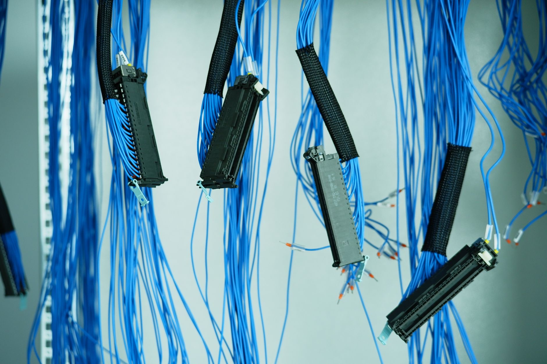 blue server room enterprise infrastructure